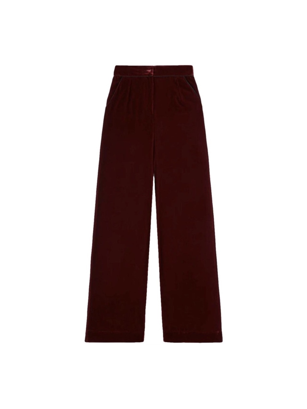 Sleep with Jacques Velvet Burgundy pants